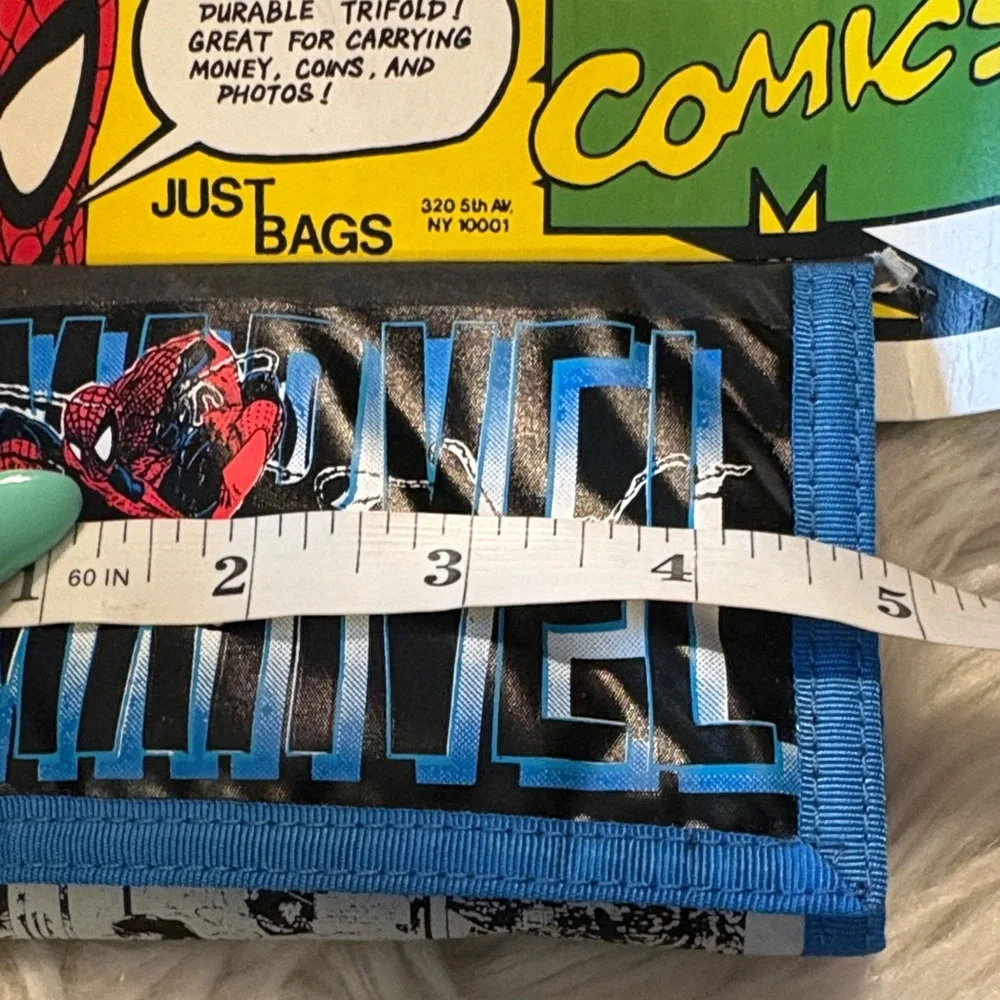 Marvel Comic Vintage Wallet with Red and Blue Design